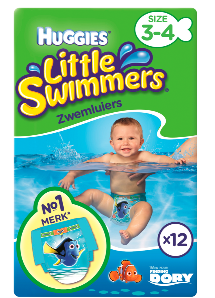 Huggies Little Swimmers Zwemluiers 3-4 12-Luiers