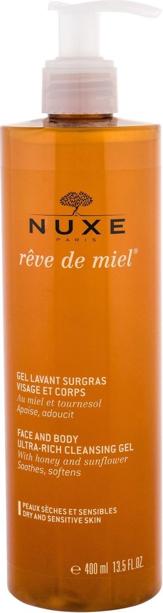 Nuxe Reve De Miel Body And Face Cleansing Gel 400ml