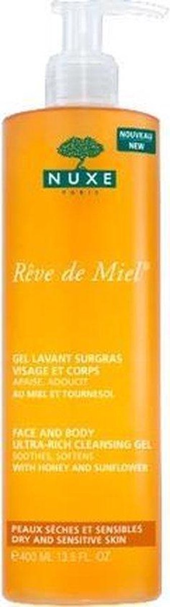 Nuxe Reve De Miel Body And Face Cleansing Gel 400ml