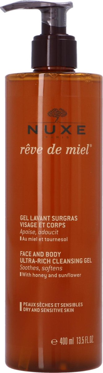 Nuxe Reve De Miel Body And Face Cleansing Gel 400ml