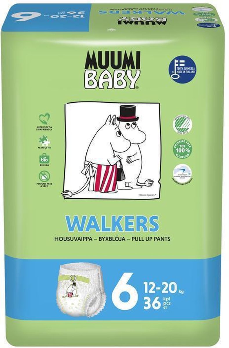 Muumi Baby Walkers Maat-6 Junior 36-luiers
