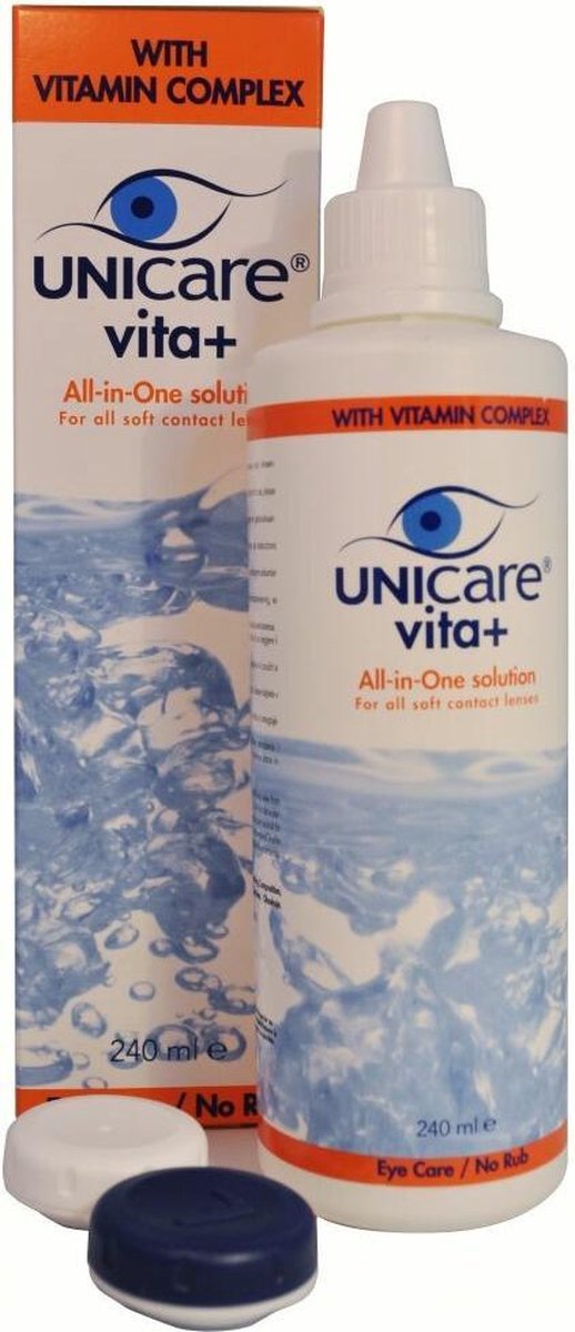 Unicare Lenzenvloeistof Vita Alles-in-een Voor Zachte Lenzen Met Dexpanthenol