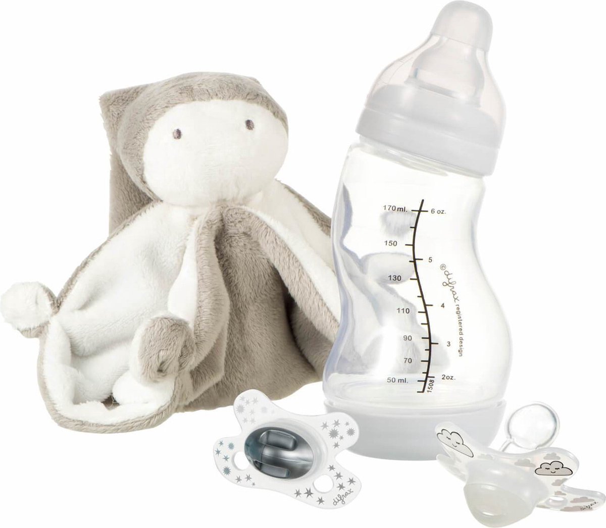 Difrax Cadeauset Hello Baby Per Stuk - Wit
