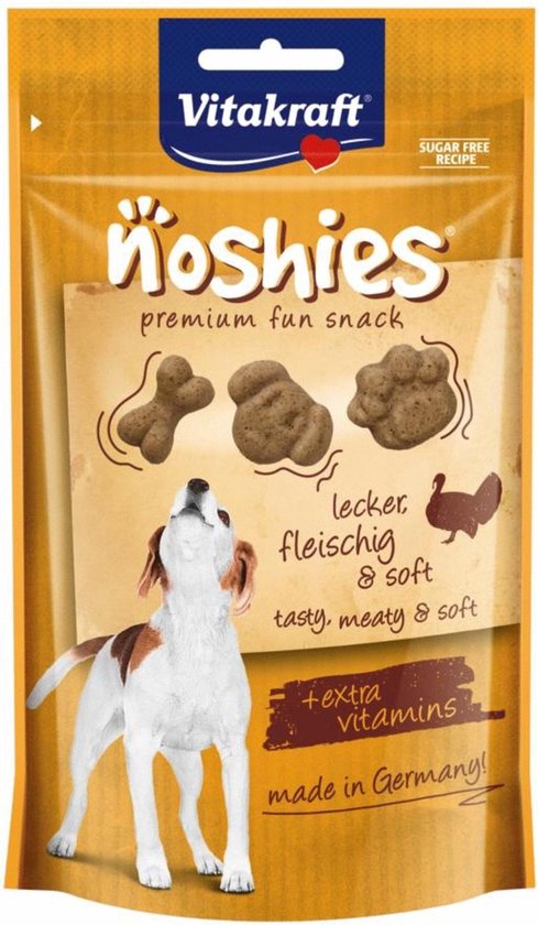 Vitakraft Noshies - Hondensnacks - Kalkoen 90 g