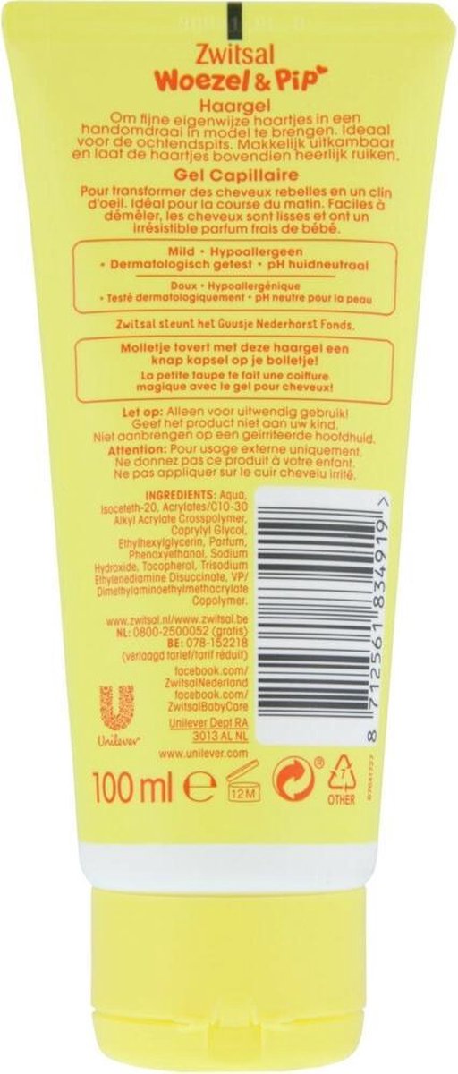 Zwitsal Goedemorgen Haargel 100ml