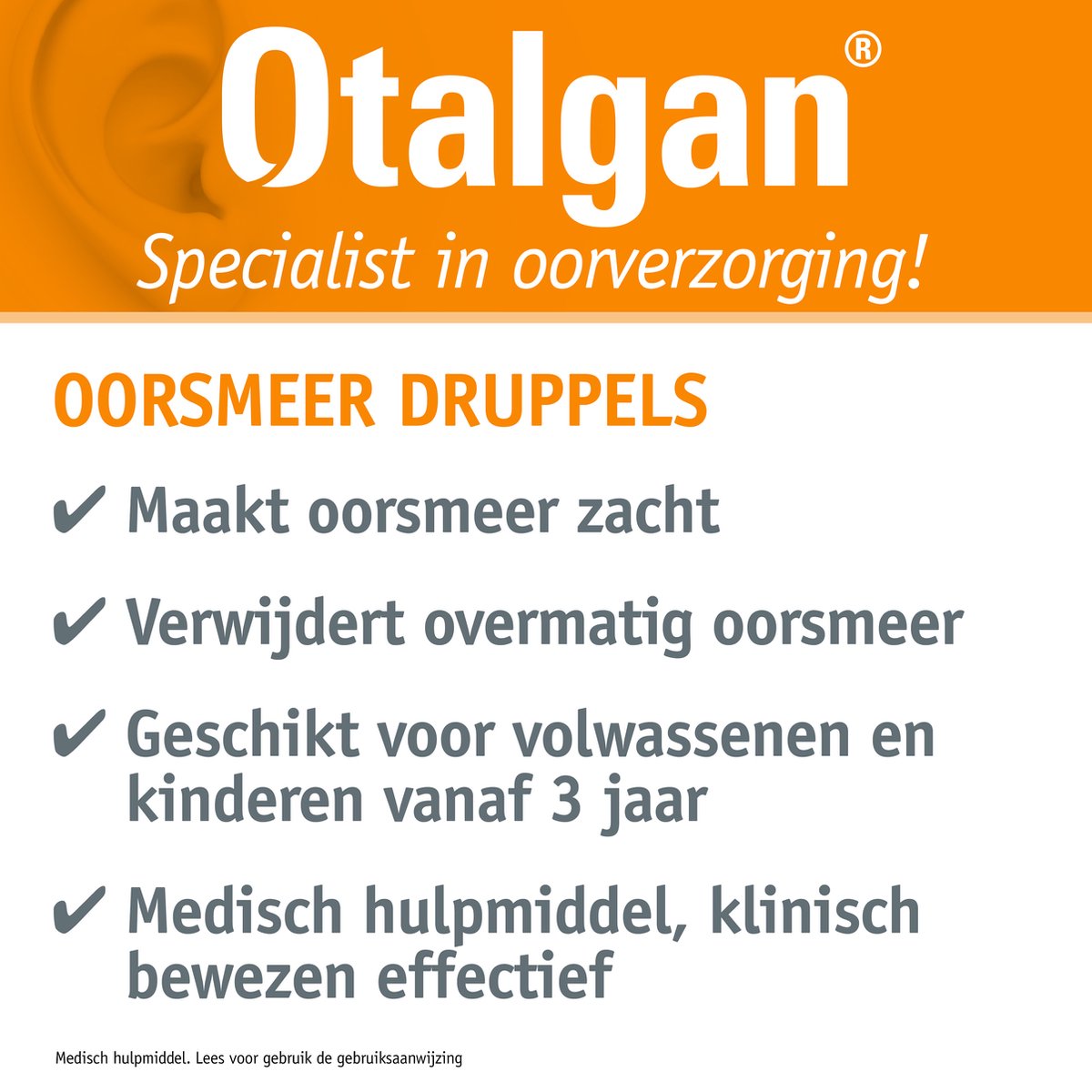 Otalgan Oorsmeer Druppels