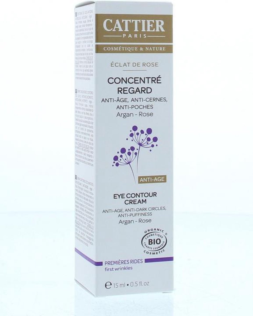 Cattier Oogcreme Eclat De Rose 15ml