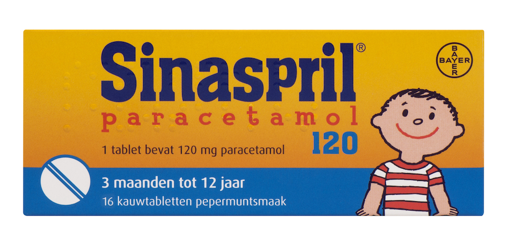 Sinaspril Paracetamol 120 mg 3mnd-12jaar