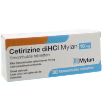 Mylan Cetirizine Dihcl 10 Mg Tabletten