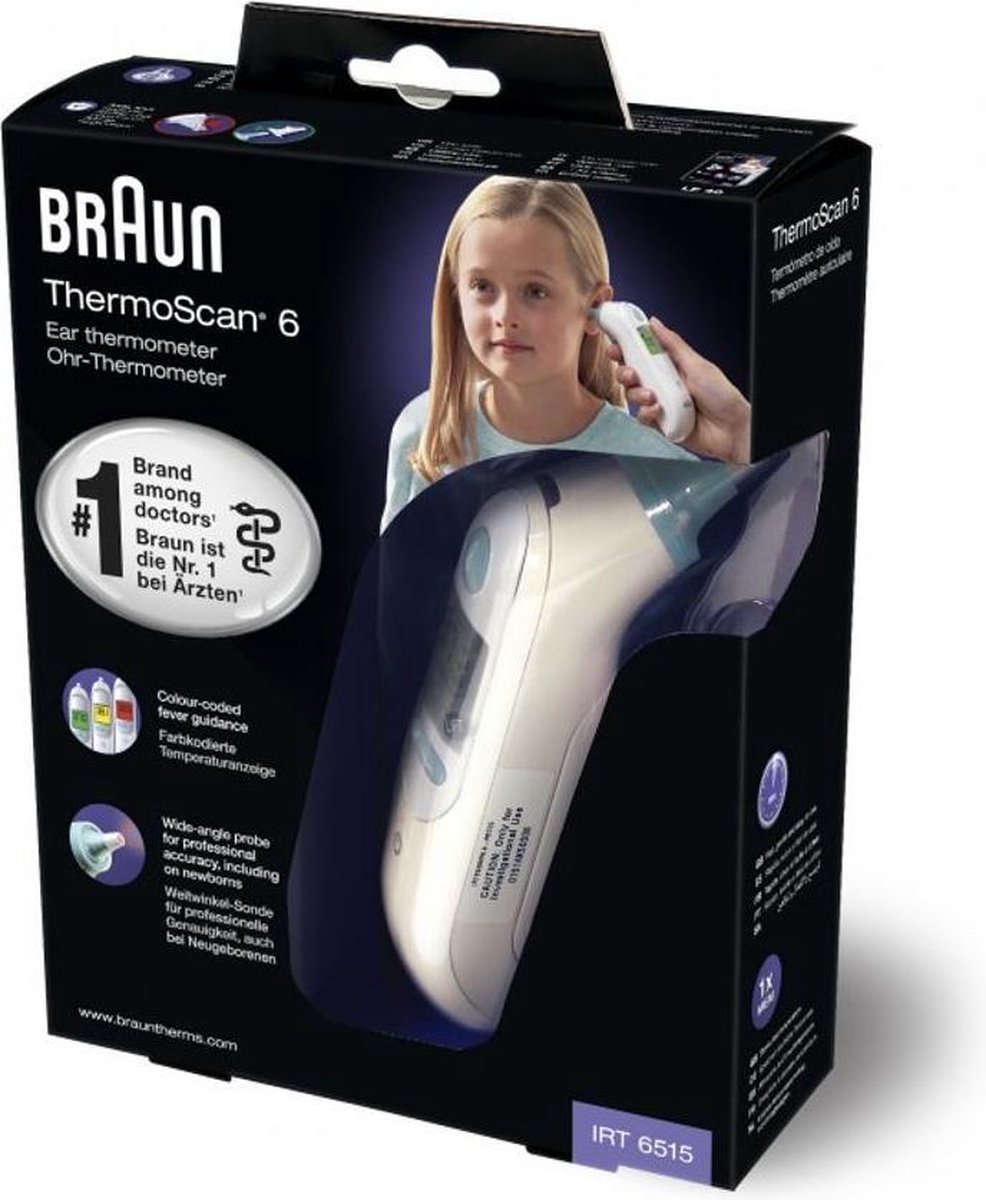 Braun Thermometer Oor Irt6515 - Groen