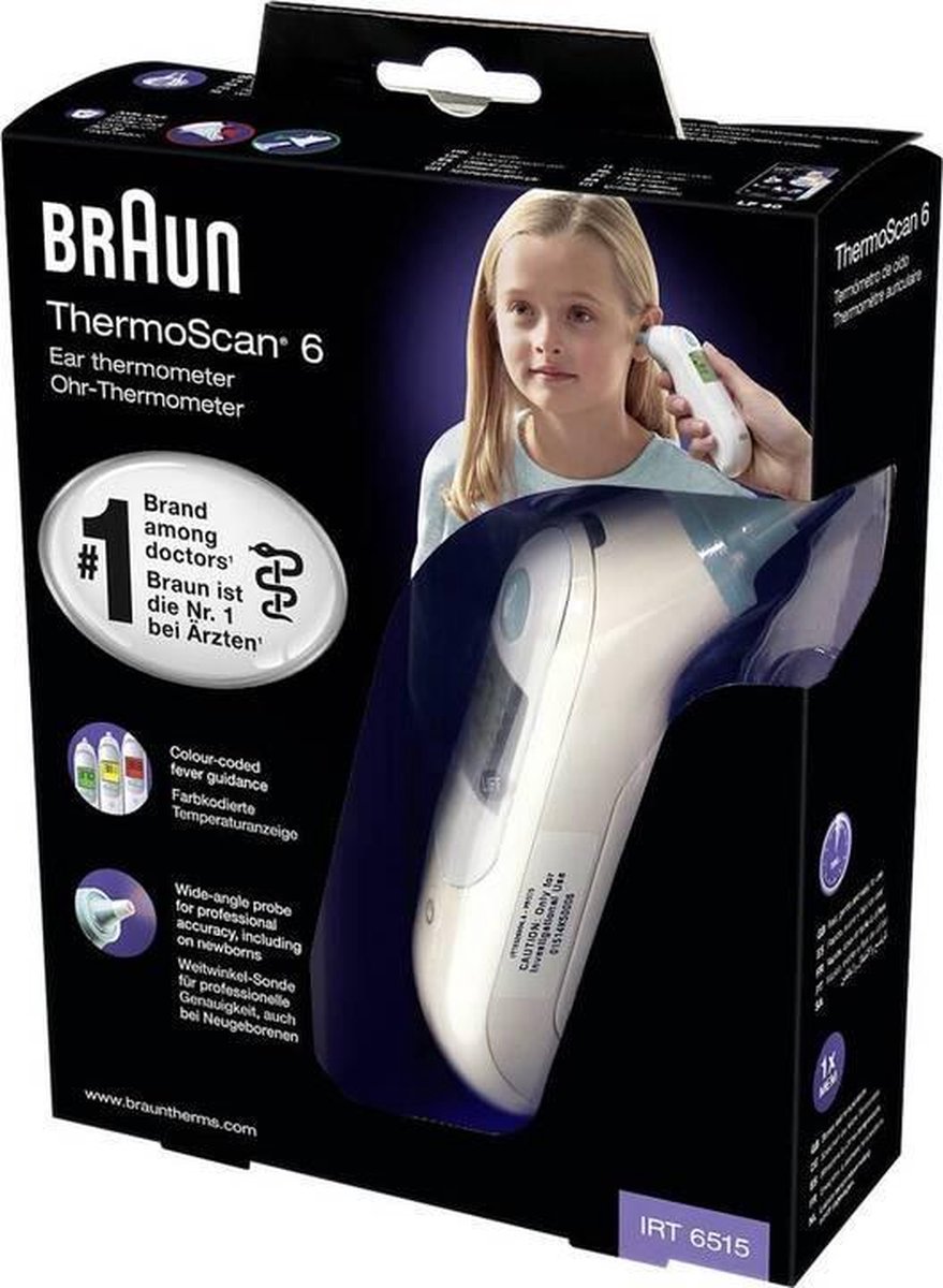 Braun Thermometer Oor Irt6515 - Groen