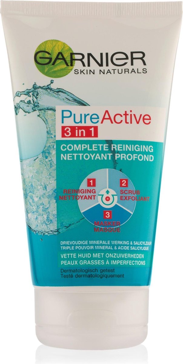 Garnier Skin Naturals Pure Active 3in1 150ml