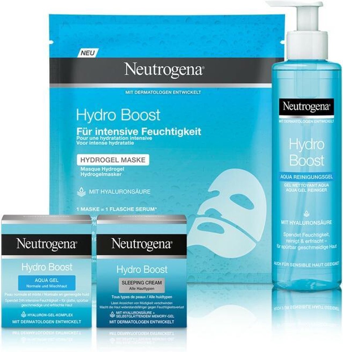 Neutrogena Hydro Boost Aqua Cleansing Gel 200ml