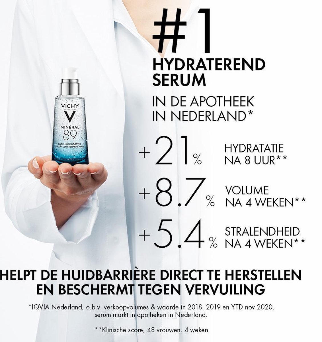 Vichy Mineral 89 Hyaluronic Acid Gel Face Moisturizer 50ml