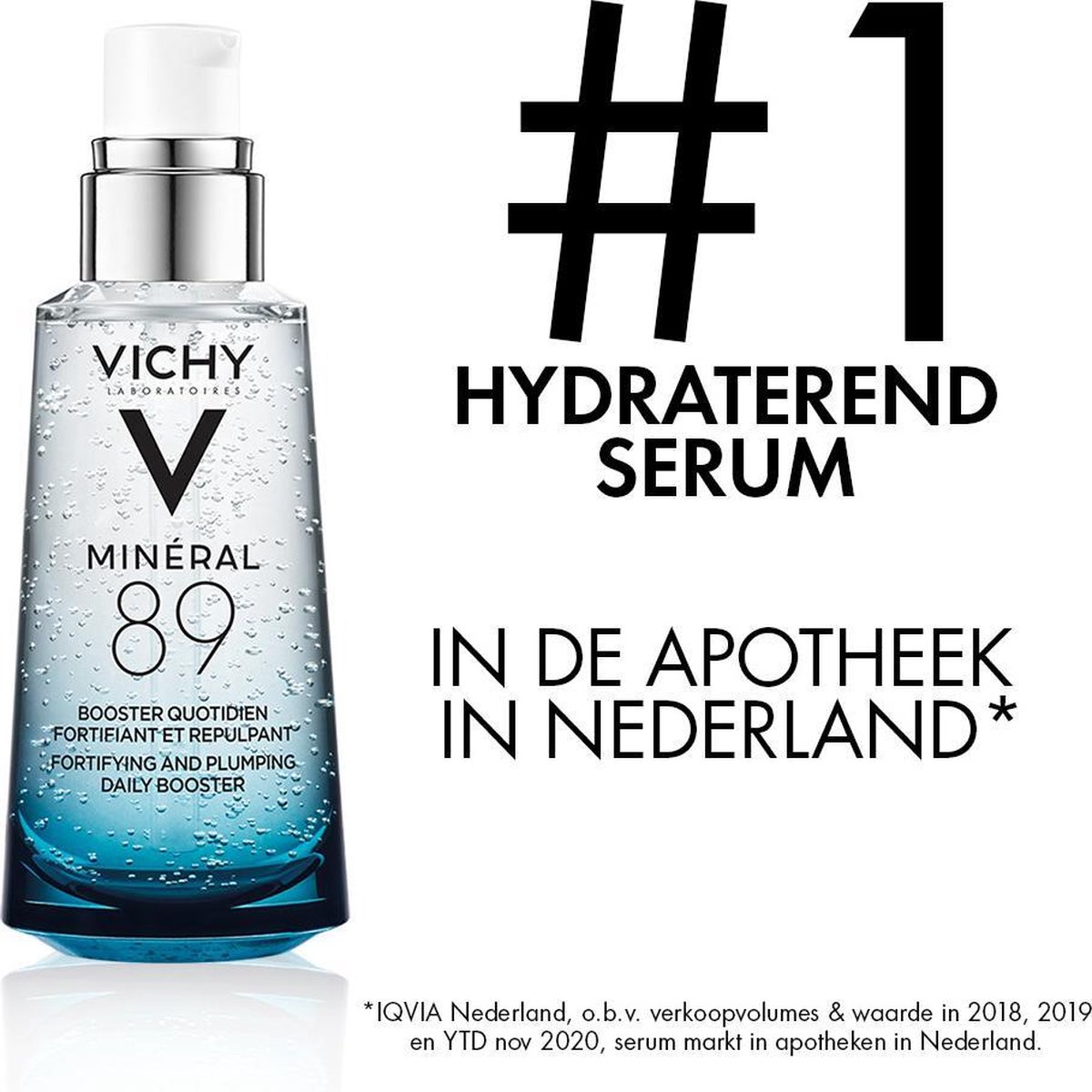Vichy Mineral 89 Hyaluronic Acid Gel Face Moisturizer 50ml