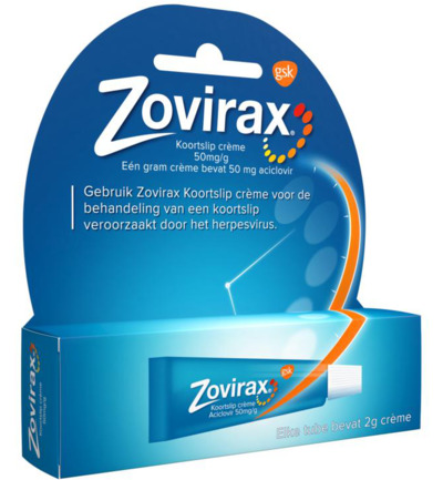 Zovirax Creme Koortslip Tube