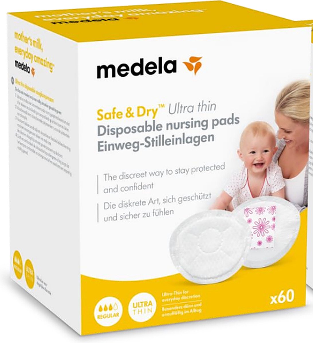 Medela Disposable Zoogcompressen Ultra Thin 60stuks