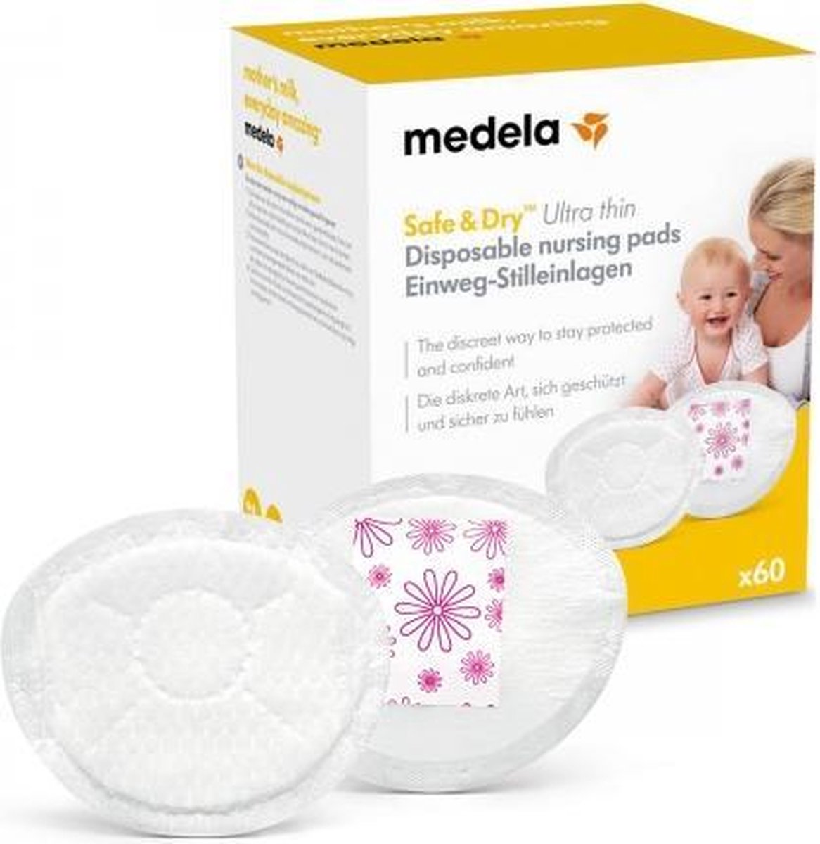 Medela Disposable Zoogcompressen Ultra Thin 60stuks