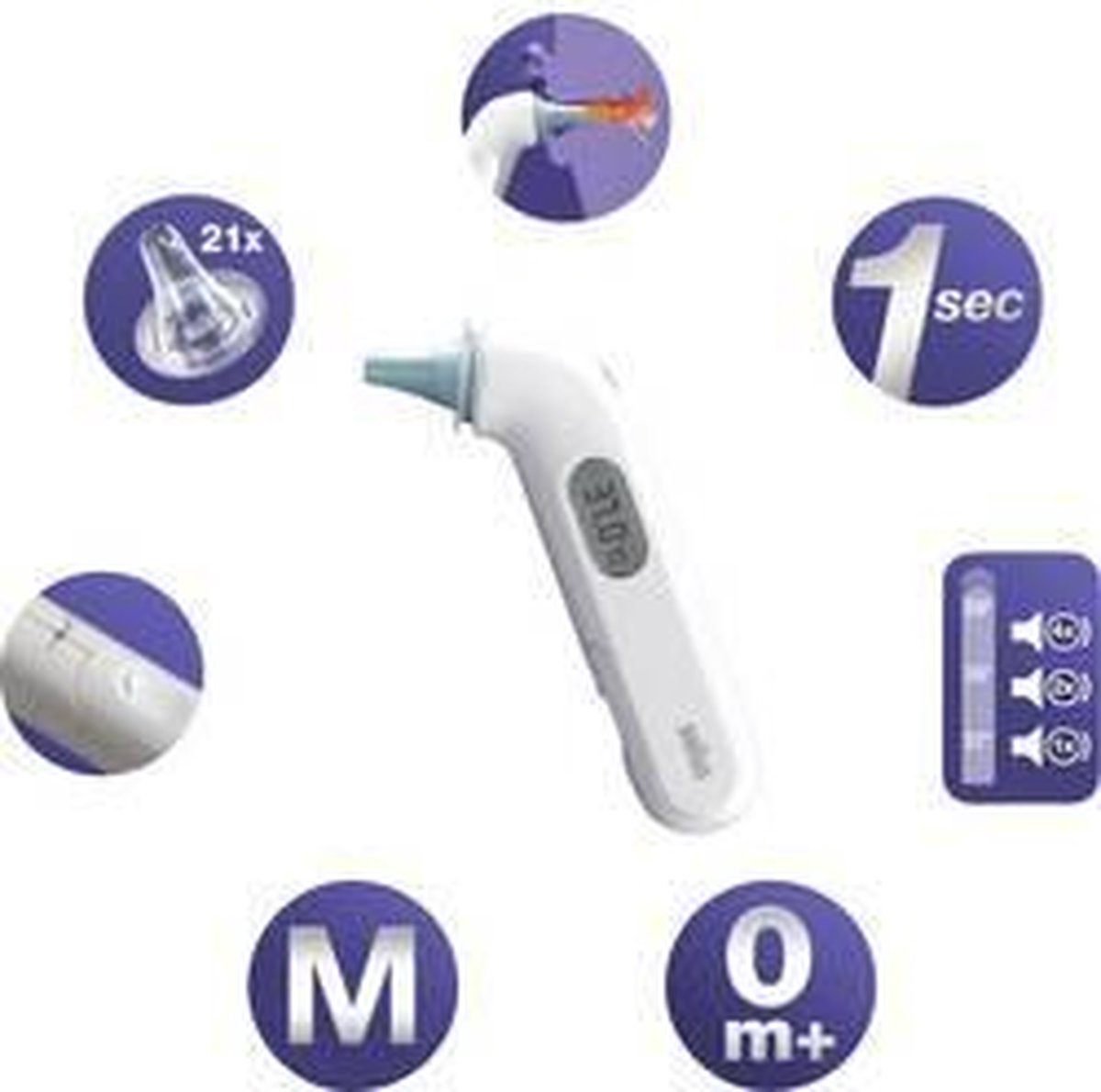 Braun Oorthermometer IRT3030 - Grijs