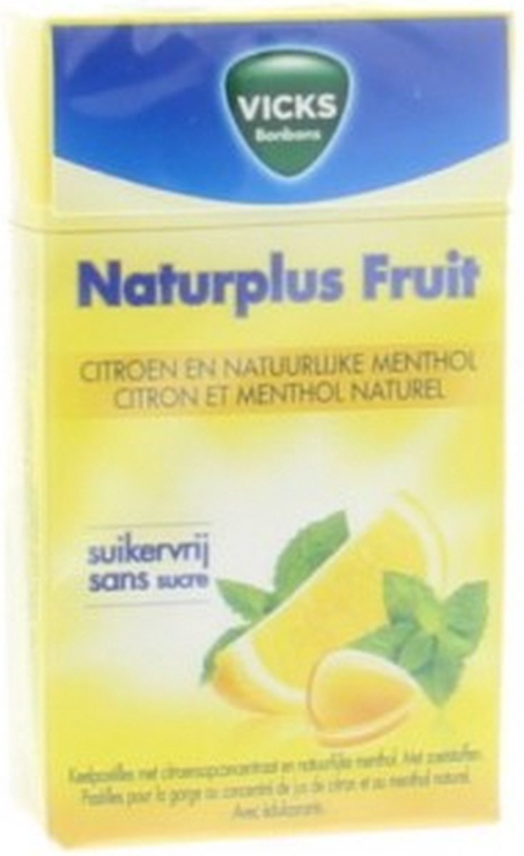 Vicks Citroen Menthol Suikervrij