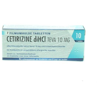 Teva Pharmachemie Cetirizine 10mg