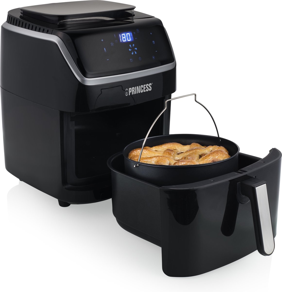 Princess 182080 Steam Aerofryer - Zwart