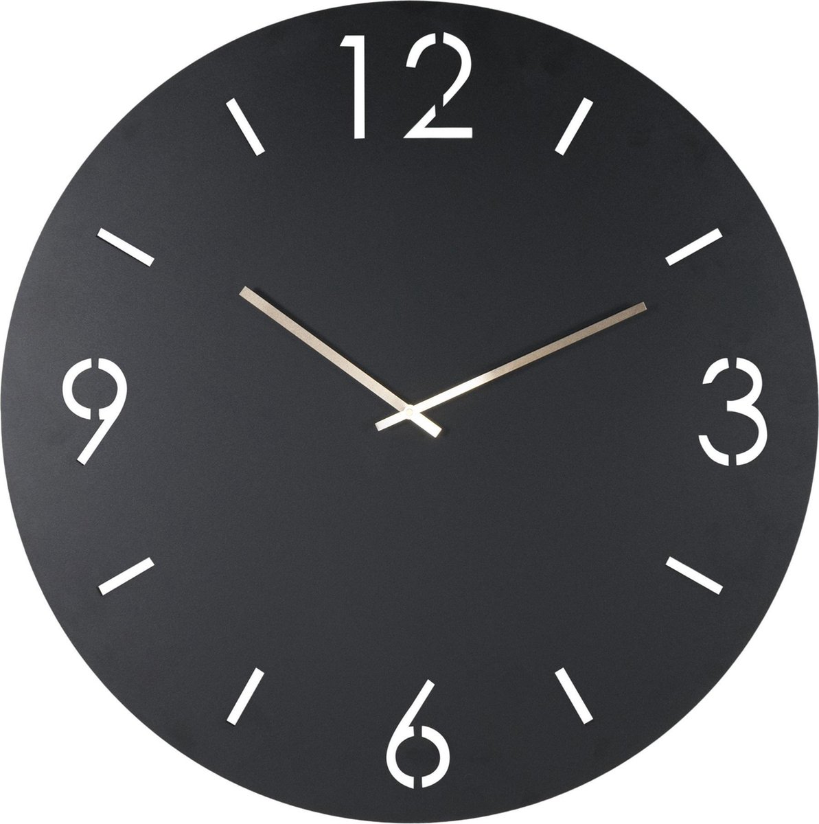 Spinder Design Time Klok - - Zwart