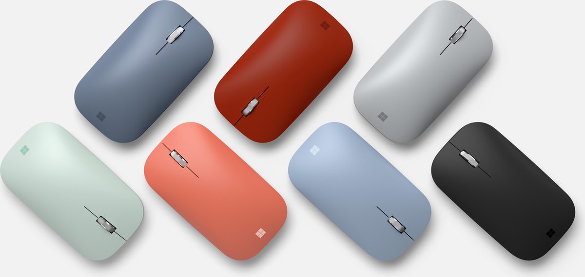 Back-to-School Sales2 Surface Mobile Mouse Bluetooth Muis - Blauw