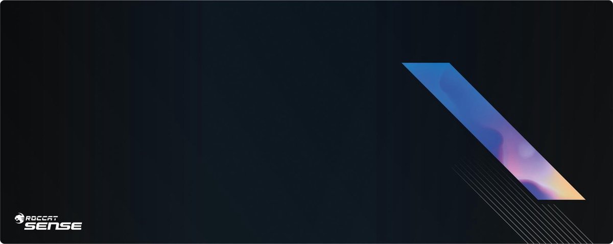 Roccat Sense Game-muismat - Zwart