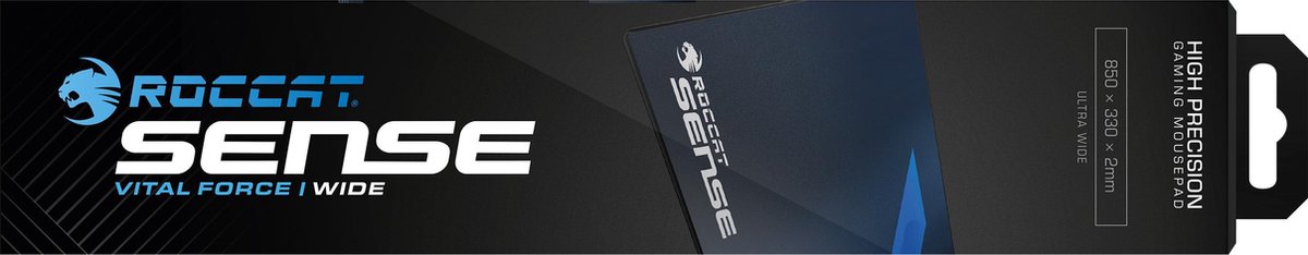 Roccat Sense Game-muismat - Zwart