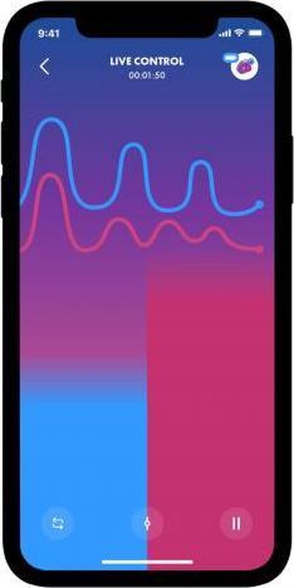 SATISFYER Dual Pleasure Bluetooth App control - Paars