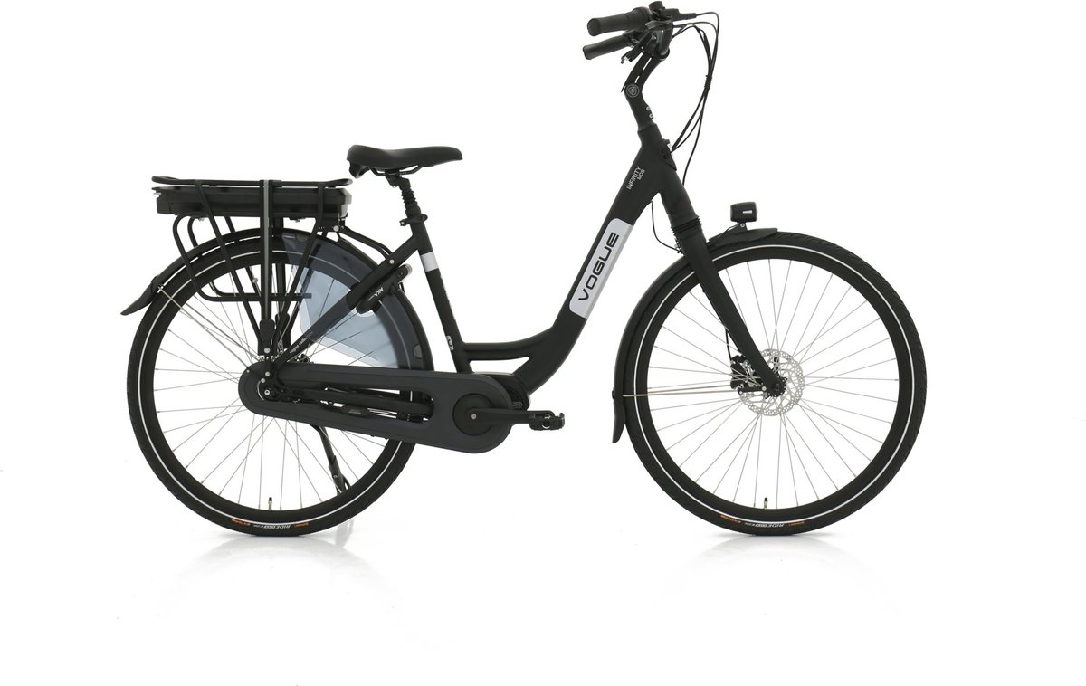 Vogue Elektrische fiets Infinity MDS+ dames mat 53cm 468 Watt - Zwart