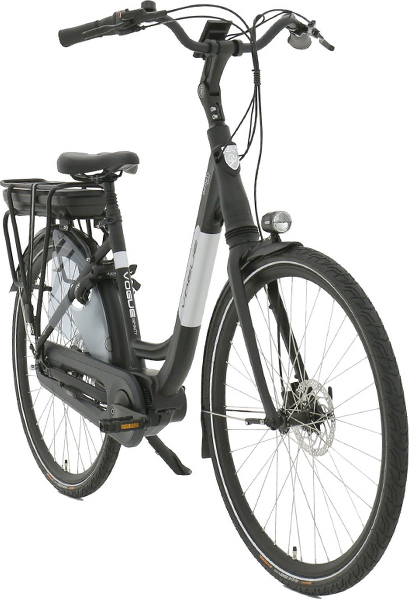 Vogue Elektrische fiets Infinity MDS+ dames mat 53cm 468 Watt - Zwart