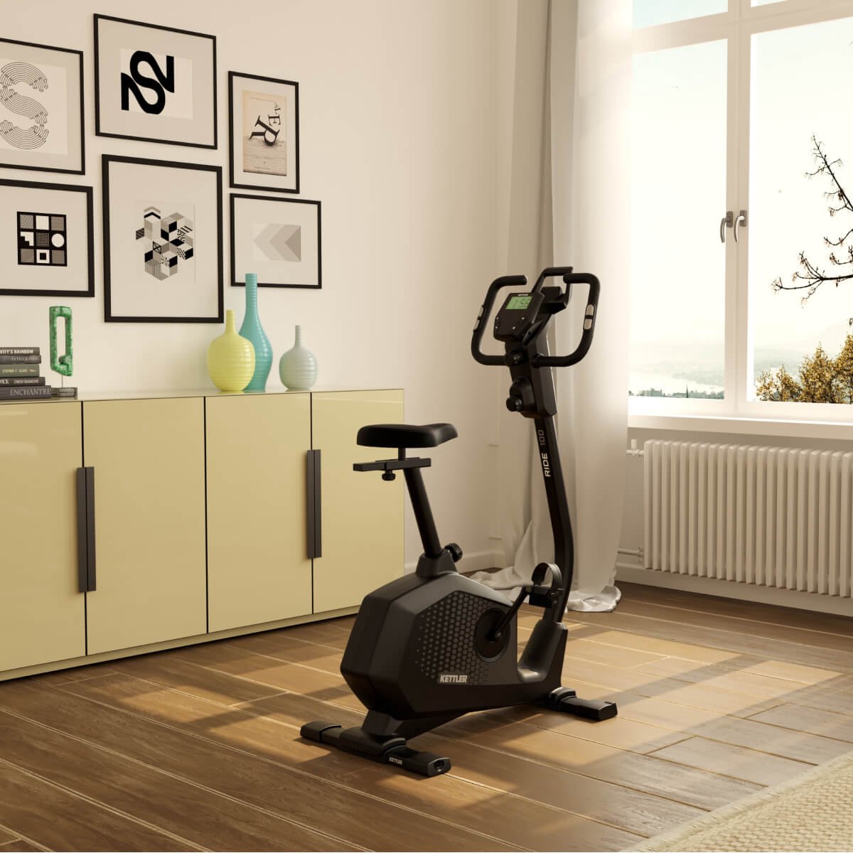 Kettler Ride 100 Hometrainer - Zwart