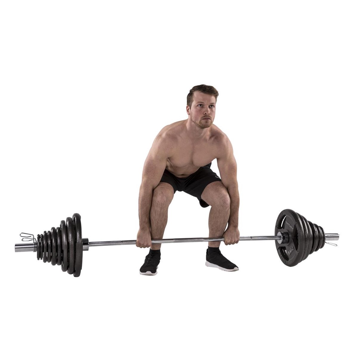 Tunturi 140 kg Tri-Grip Barbell Set