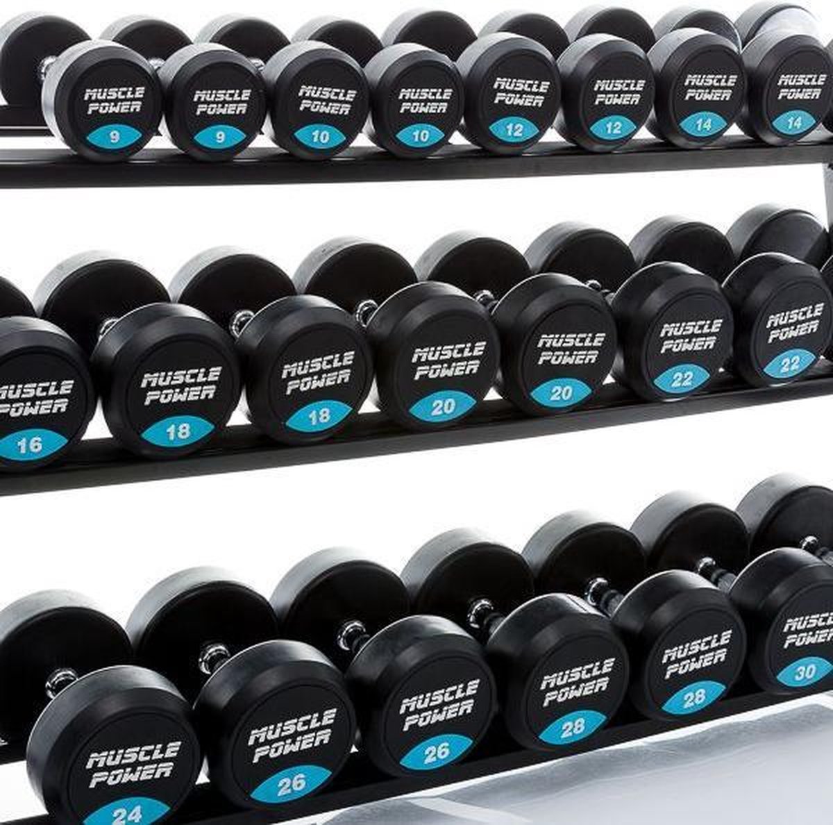 Muscle Power Opbergrek - voor Dumbbells