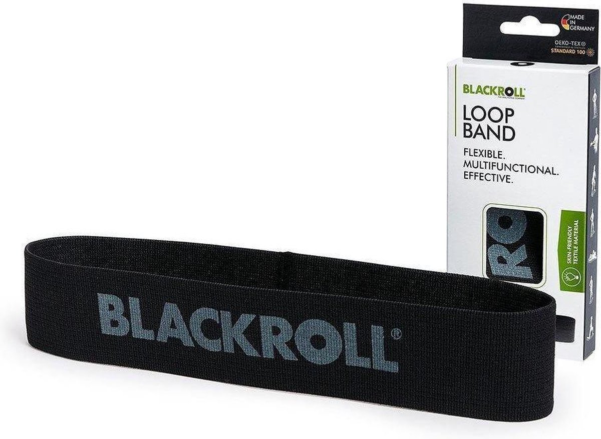 blackroll Loop Band Weerstandsband - Extra sterk - - Zwart
