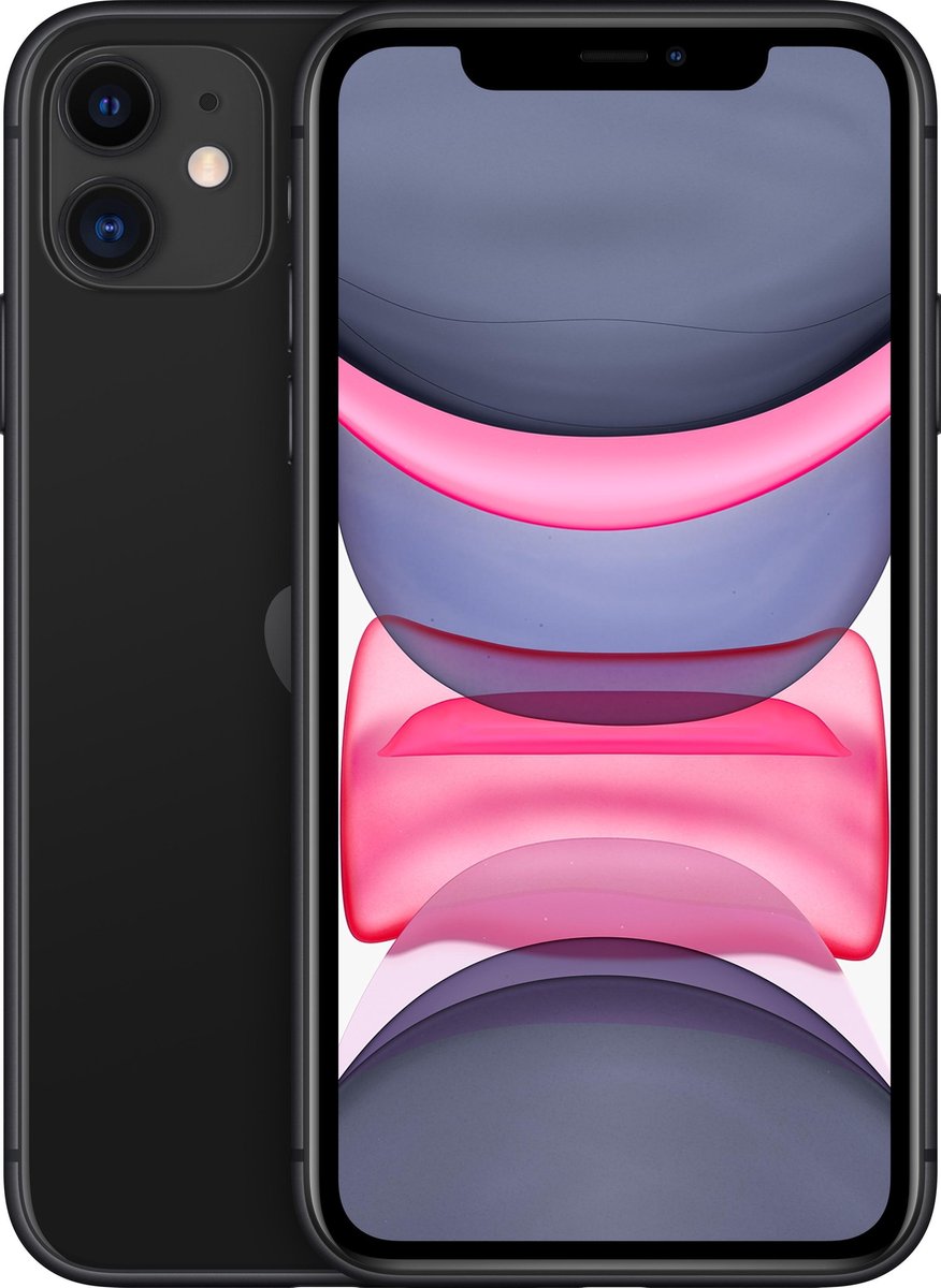 Apple iPhone 11 - 64 GB - - Zwart