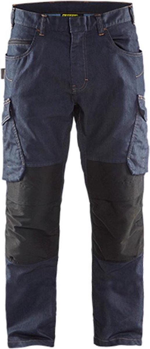 Blaklader Service Werkbroek Denim 1497 - marineblauw/zwart