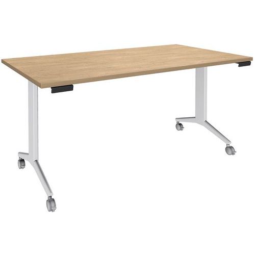 Simmob Tafel Idora 160x80 cm witte voet