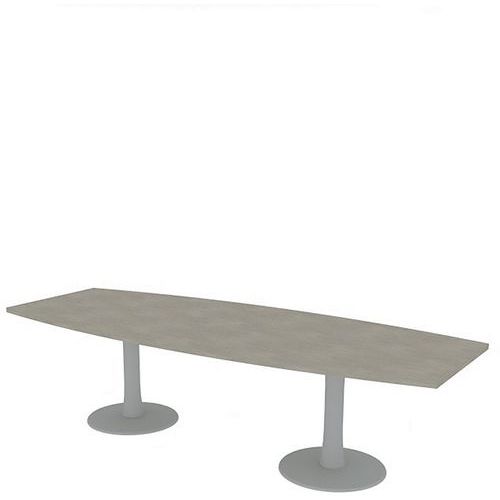 Quadrifoglio Vergadertafel Tonvormig lengte 280 cm -