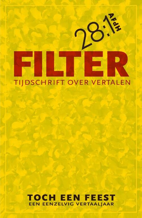 Filter - Tijdschrift over vertalen
