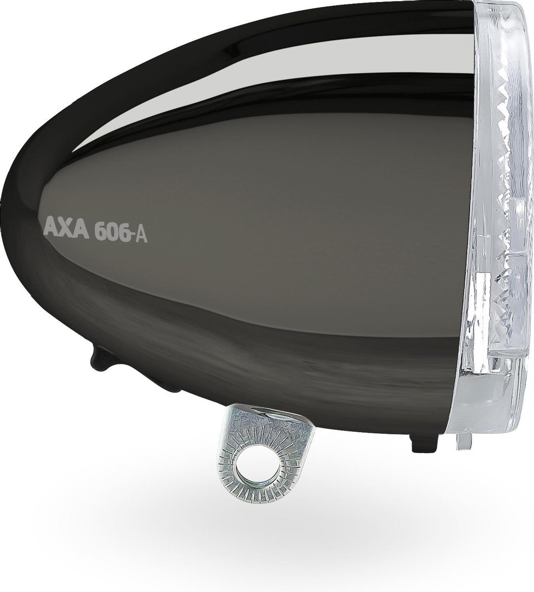 AXA koplamp Retro 606 Steady LED 15 lux dynamo - Zwart
