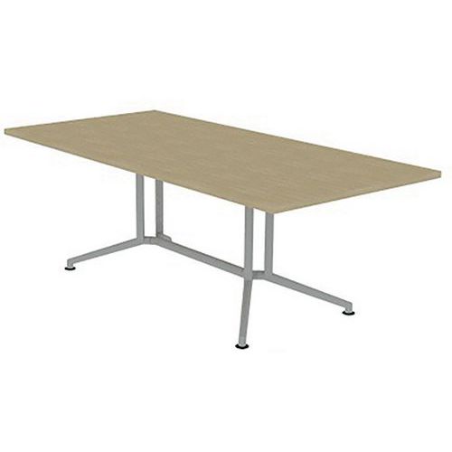 Quadrifoglio Vergadertafel rechthoekig blad lengte 200 cm -