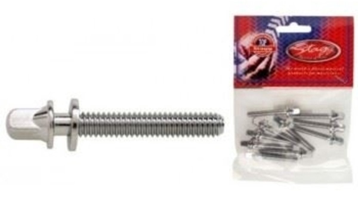 Stagg 4H-HP spanbouten met washer 30 mm (set van 10)