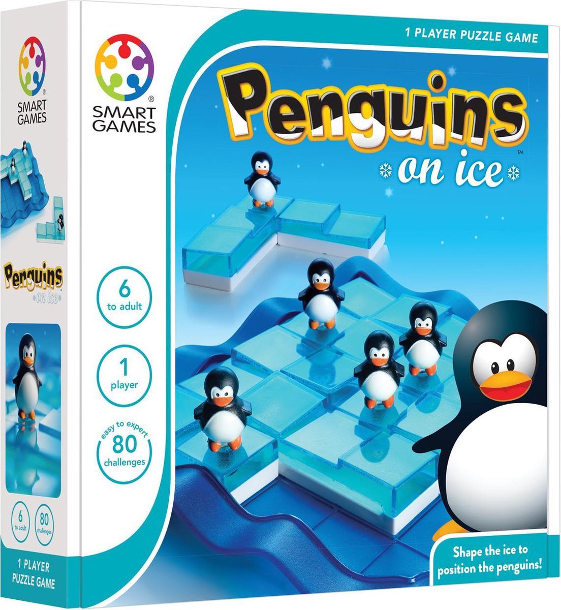 Smart Games Spel Smartgames Penguins On Ice - Blauw