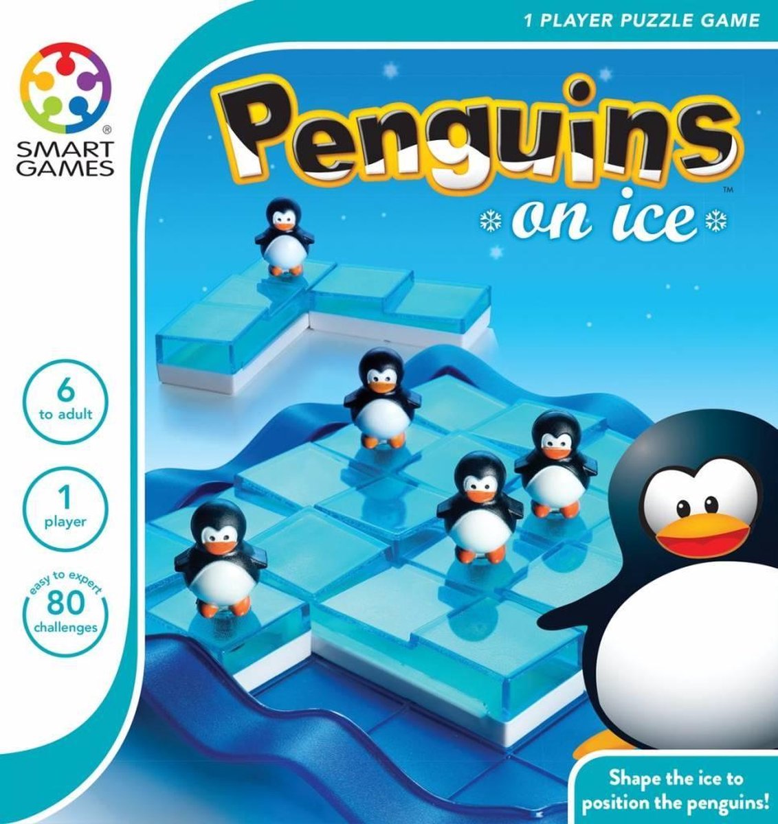 Smart Games Spel Smartgames Penguins On Ice - Blauw