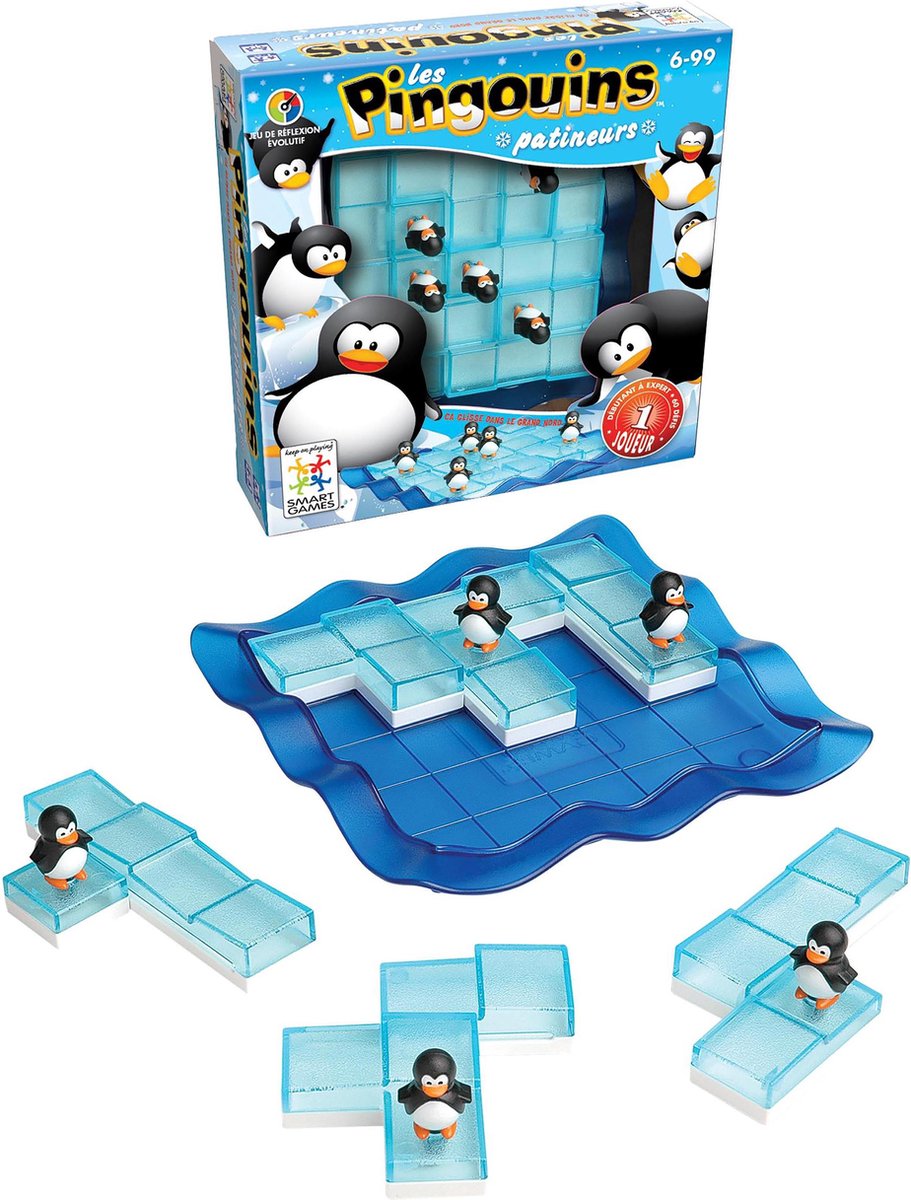 Smart Games Spel Smartgames Penguins On Ice - Blauw