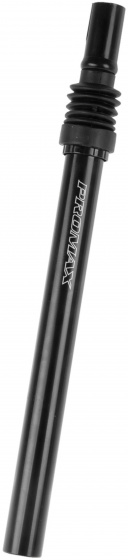 Promax zadelpen 350 x 25,4 mm aluminium - Zwart