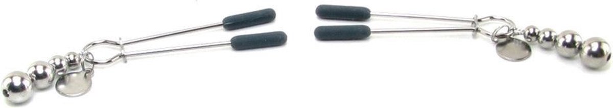 FIFTY SHADES The Pinch Adjustable Nipple Clamps - Zwart